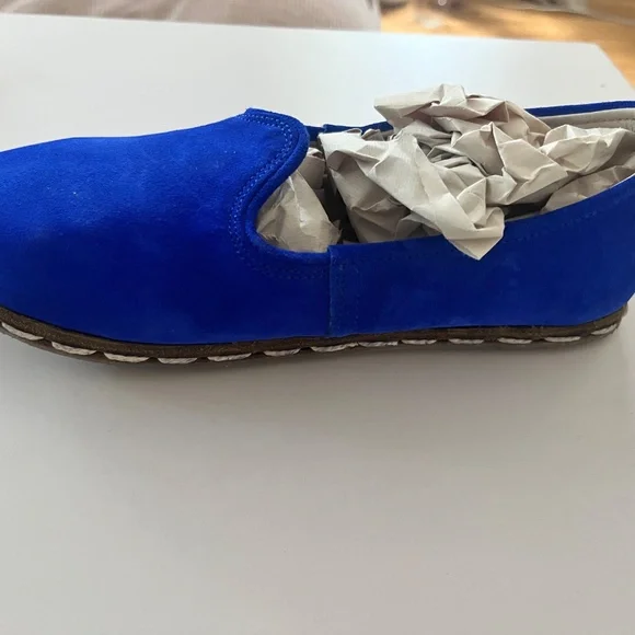 Electric Blue Suede Sabah Shoe size 38 - Picture 6 of 8